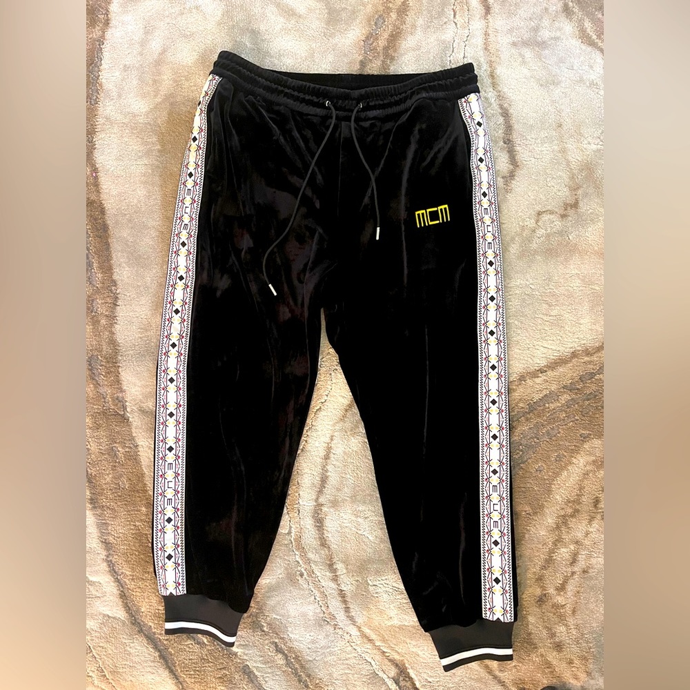 MCM velour joggers (mens)
